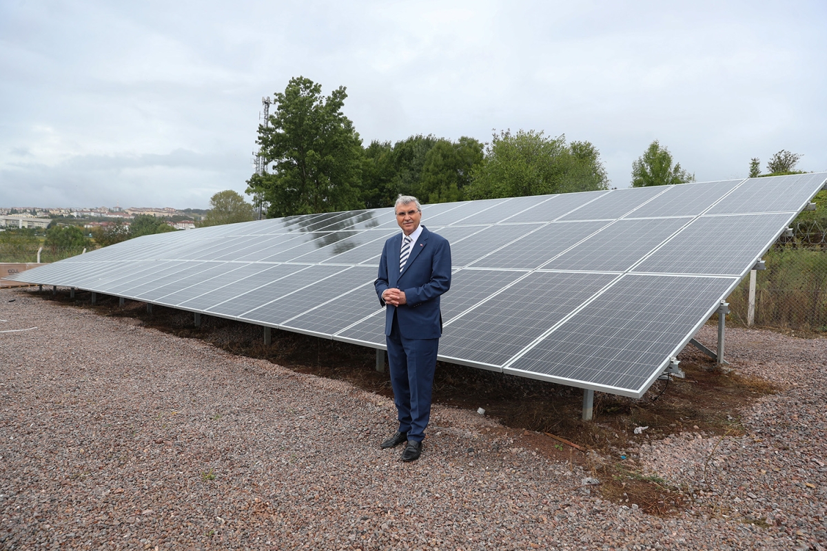 Başkan Yüce, “Güneşten üreteceğimiz enerji sayesinde maliyetleri düşüreceğiz”