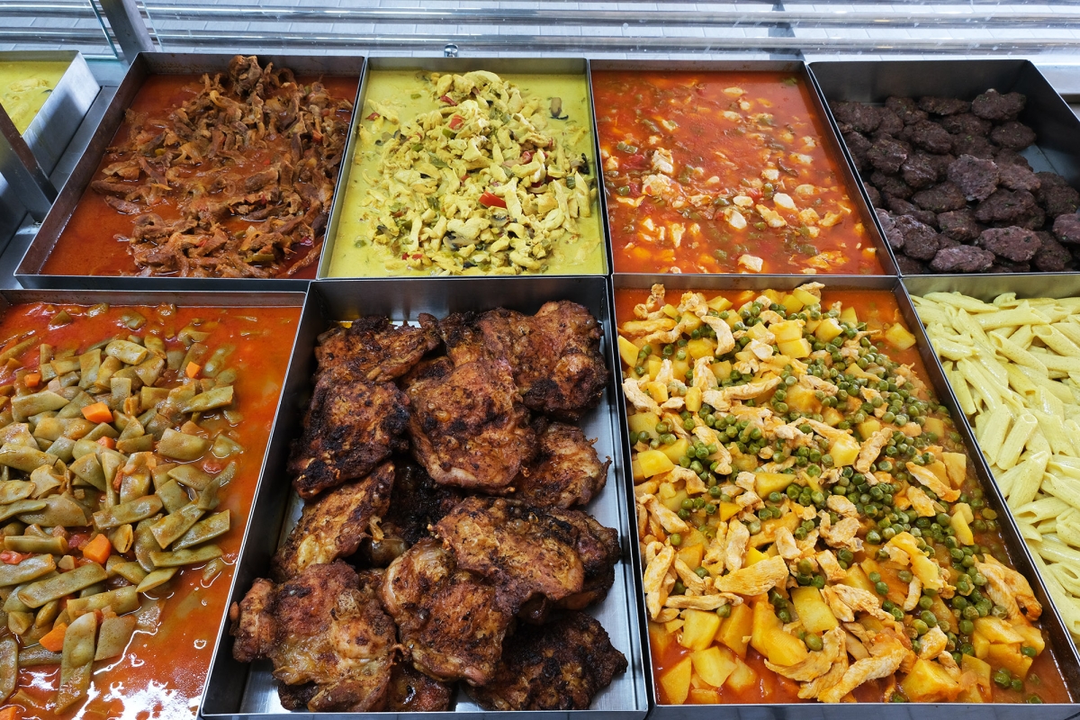 Uygun fiyata her çeşit yemek var