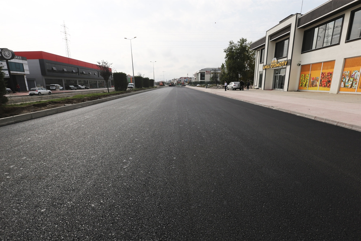 43 metre yol, 9 metre kaldırım