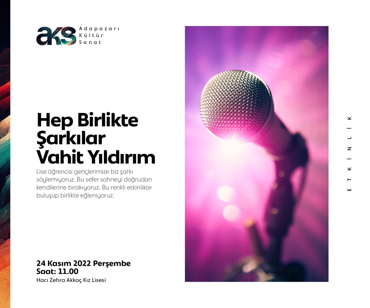 Adapazarı’nda Kültür Sanat Heyecanı Başlıyor