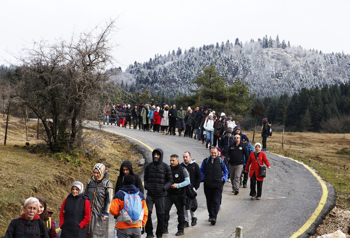 Sonbahar yükseklerde yerini beyaz örtüye bıraktı: