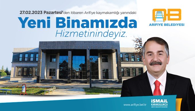 Arifiye Belediyesi Yeni Belediye Hizmet Binası