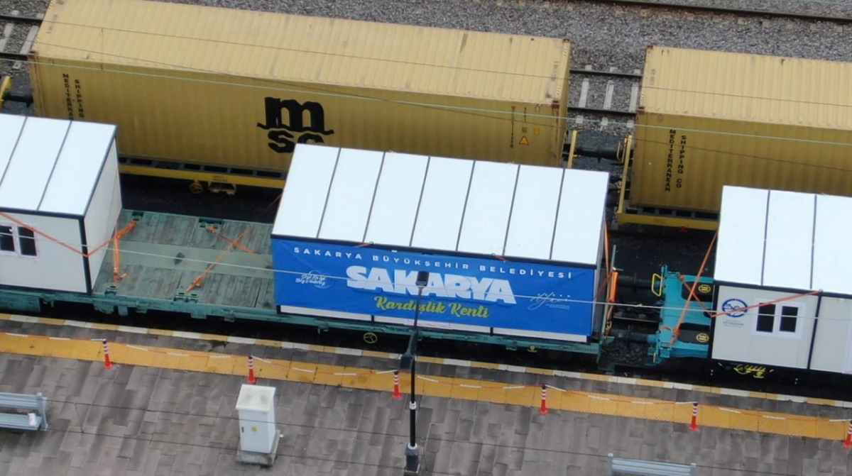 Sakarya'dan ilk konteynerler İskenderun’a yola çıktı