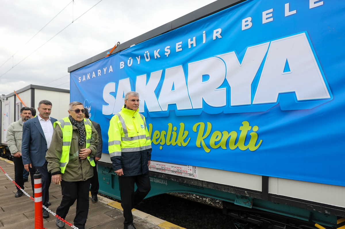 Sakarya'dan ilk konteynerler İskenderun’a yola çıktı