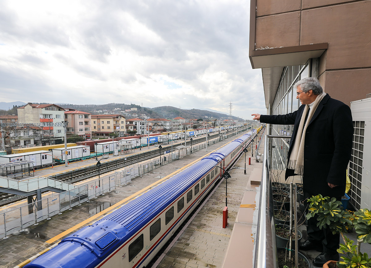 Sakarya'dan ilk konteynerler İskenderun’a yola çıktı