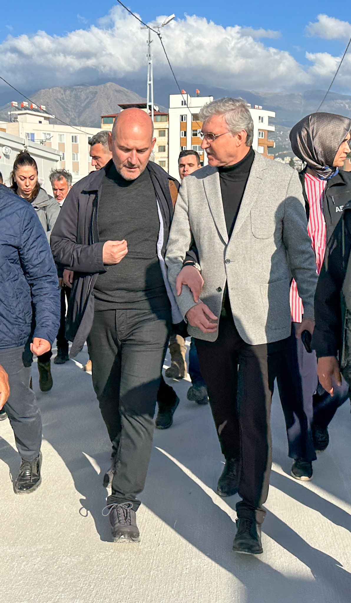 Bakan Soylu ve Ekrem Yüce İnceleme Yaptılar