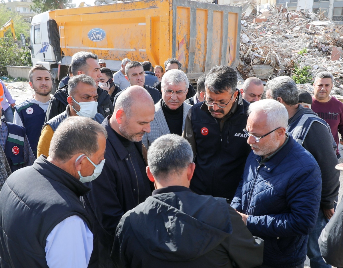Bakan Soylu ve Ekrem Yüce İnceleme Yaptılar