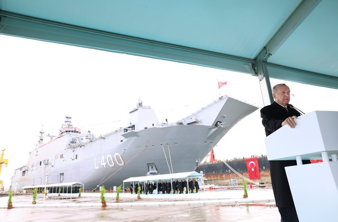 TCG Anadolu Gemisi Teslim Edildi