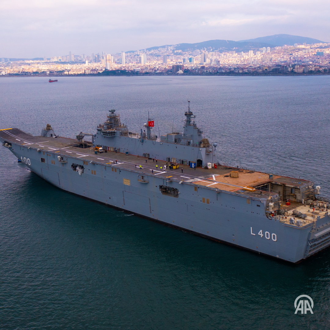 TCG Anadolu Gemisi Teslim Edildi