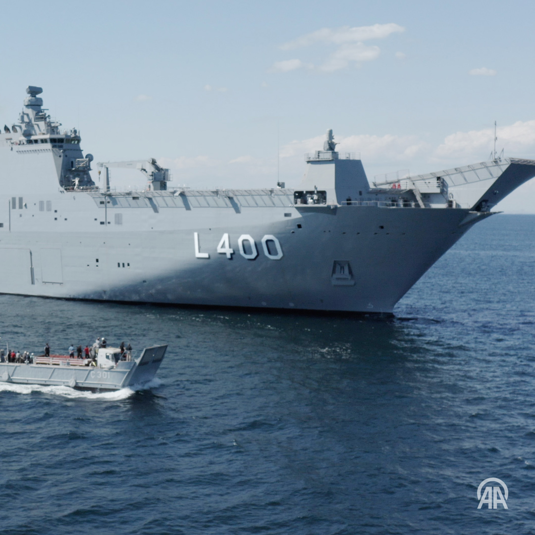TCG Anadolu Gemisi Teslim Edildi