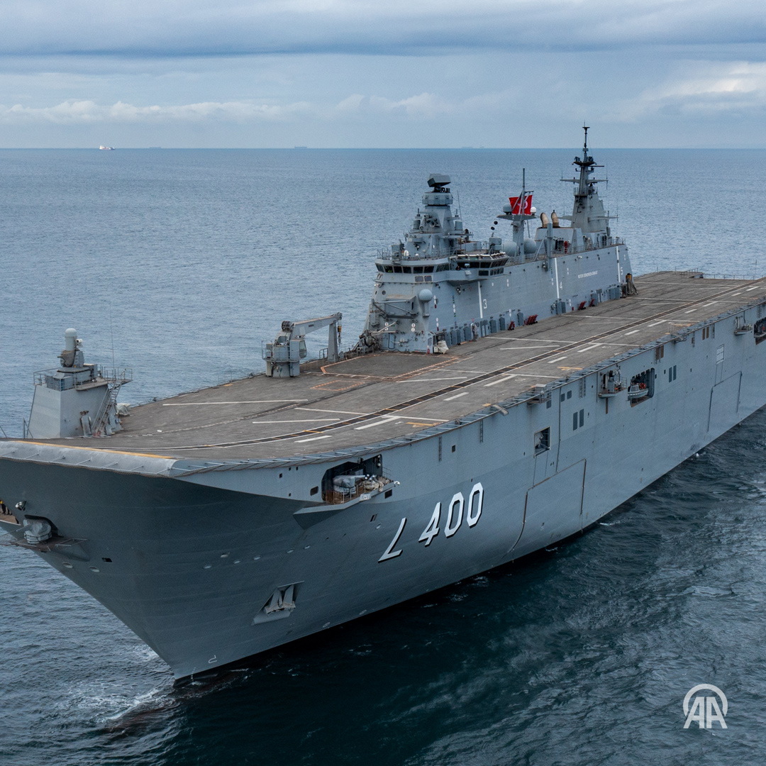 TCG Anadolu Gemisi Teslim Edildi