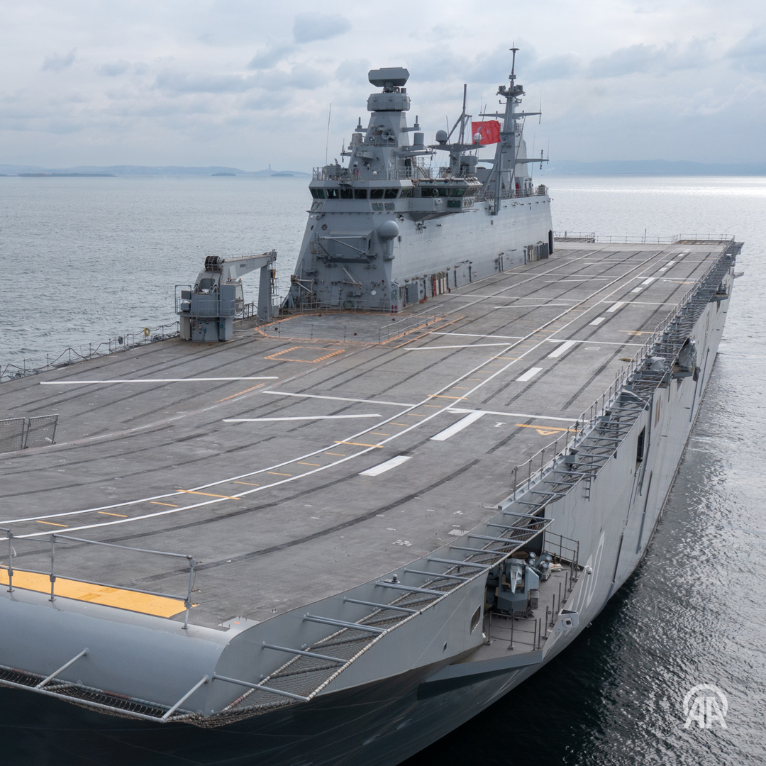 TCG Anadolu Gemisi Teslim Edildi