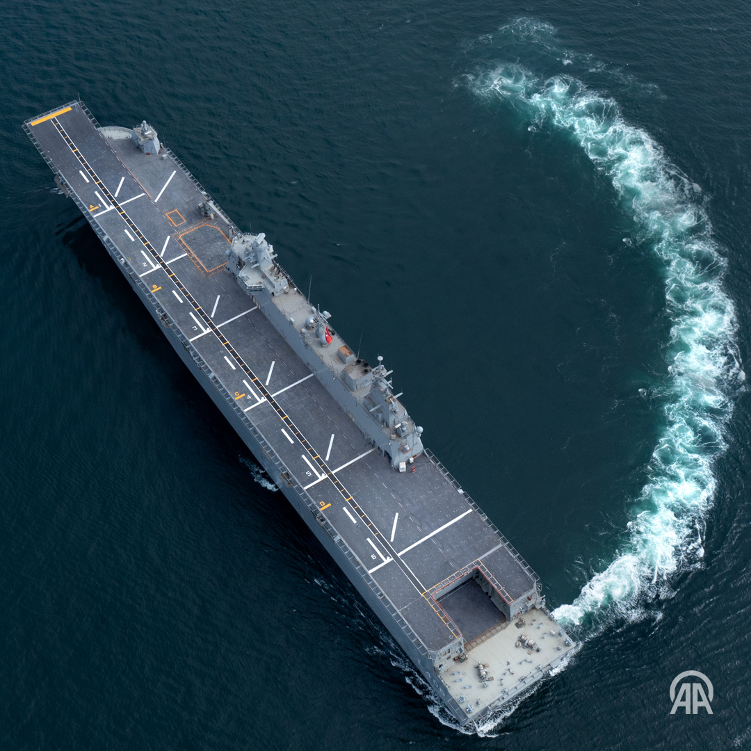 TCG Anadolu Gemisi Teslim Edildi