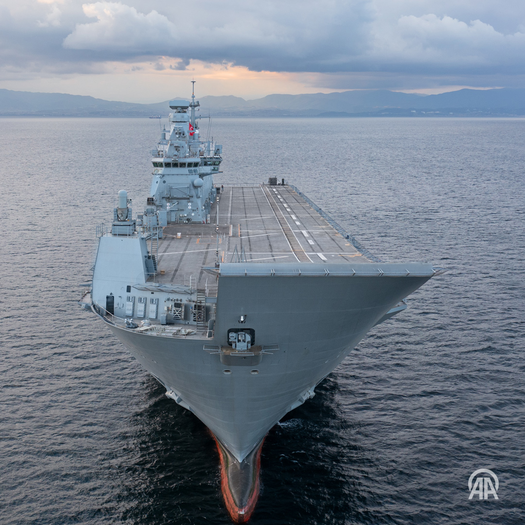 TCG Anadolu Gemisi Teslim Edildi