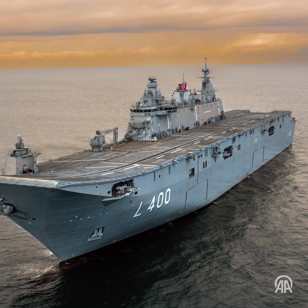 TCG Anadolu Gemisi Teslim Edildi