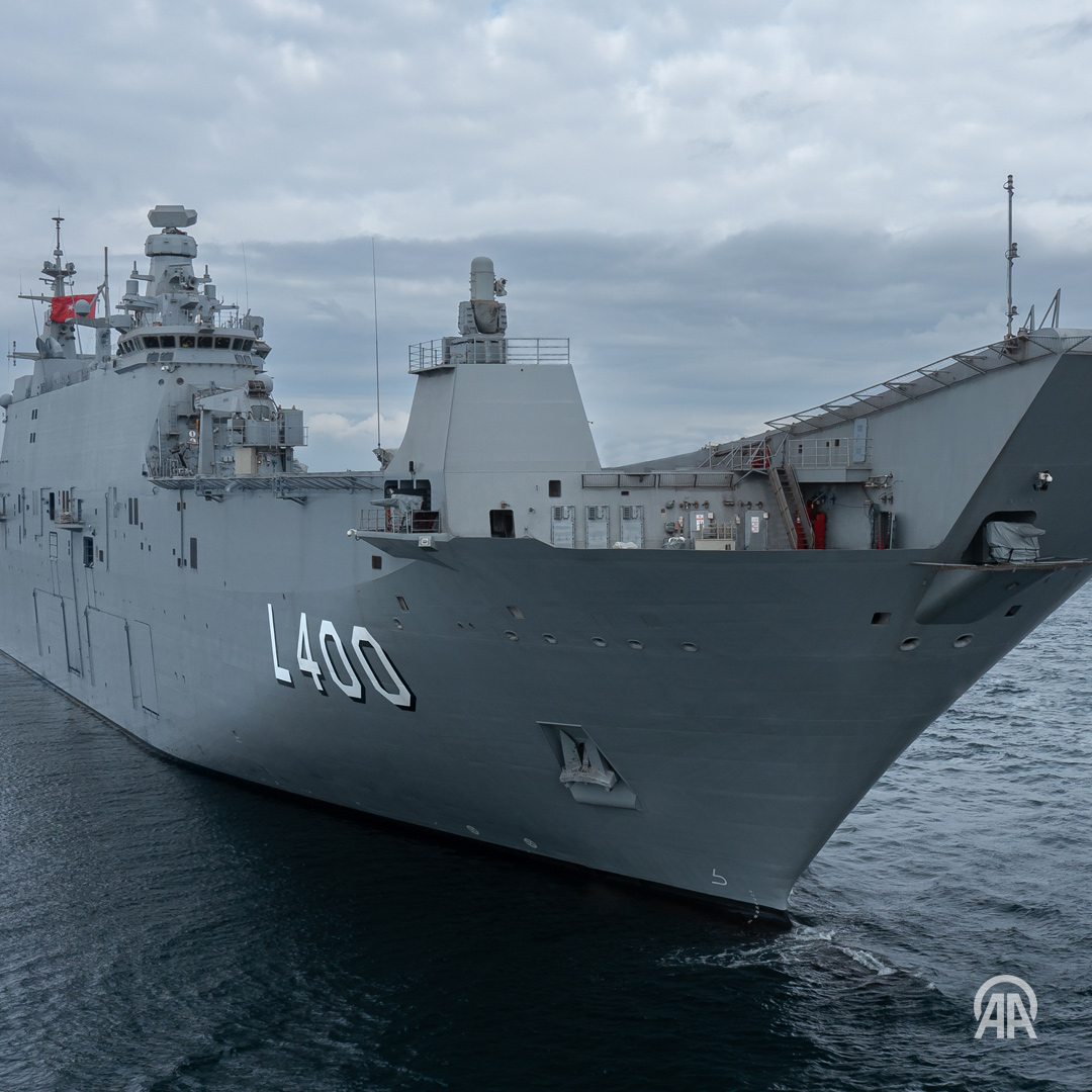TCG Anadolu Gemisi Teslim Edildi