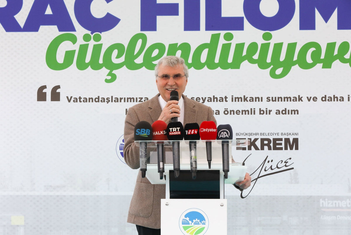 Büyükşehir toplu taşıma filosunu güçlendiriyor 