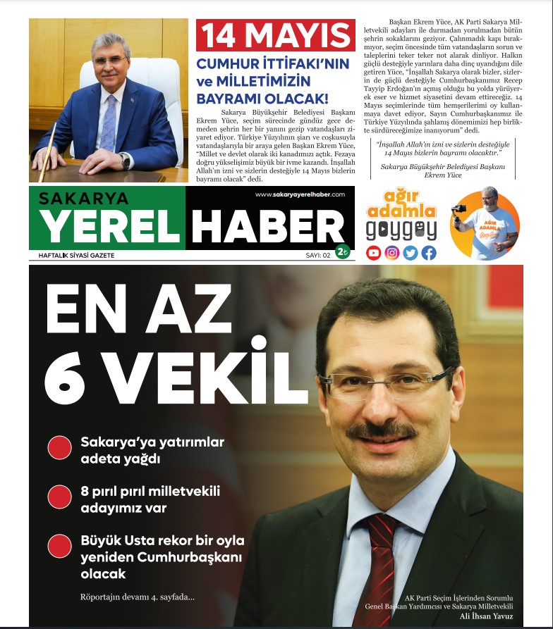 Sakarya Yerel Haber Gazetesi 2.sayısı