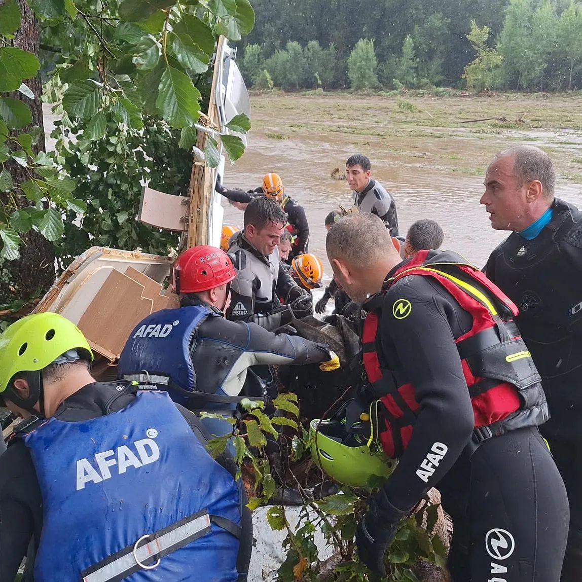 Sakarya AFAD selden etkilenen Kırklareli'de
