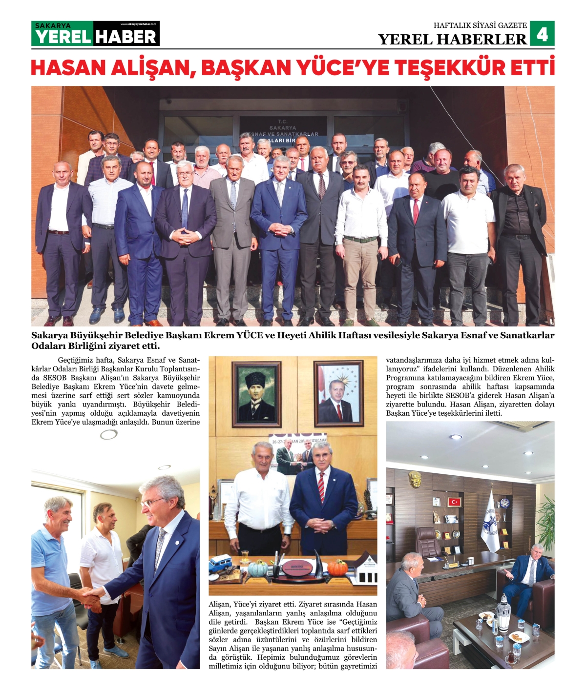 Sakarya Yerel Haber Gazetesi 21.Sayısı Çıktı