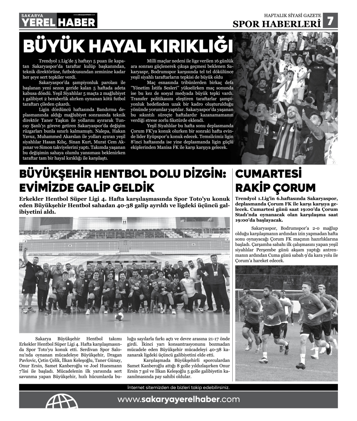 Sakarya Yerel Haber Gazetesi 21.Sayısı Çıktı