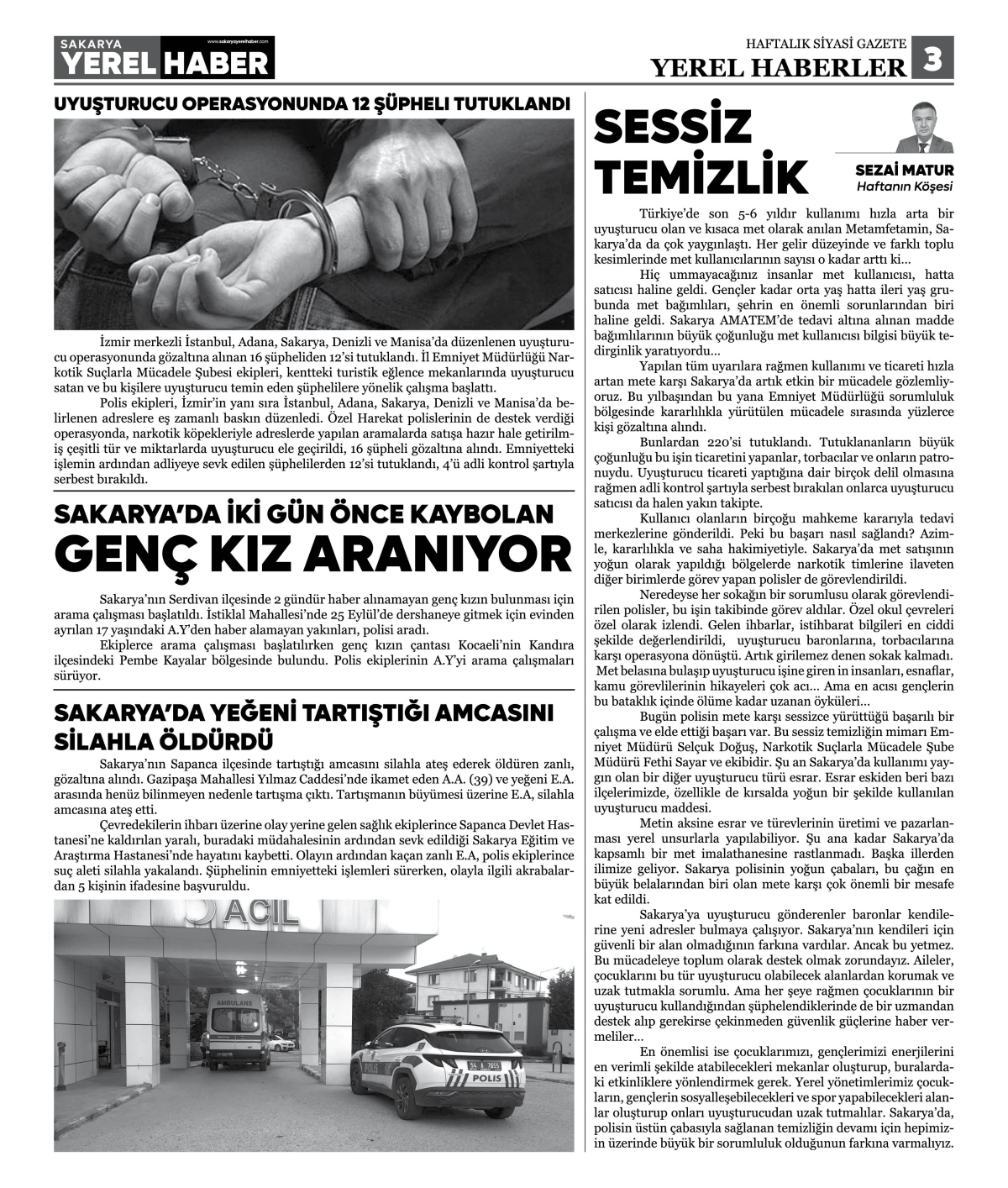 Sakarya Yerel Haber Gazetesi 22.Sayısı Çıktı