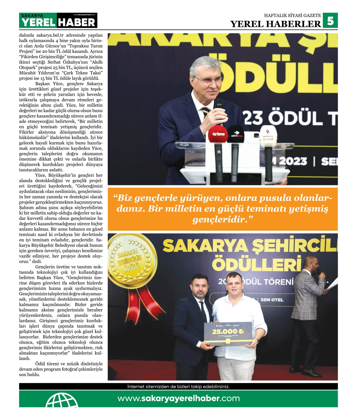 Sakarya Yerel Haber Gazetesi 24.Sayısı Çıktı