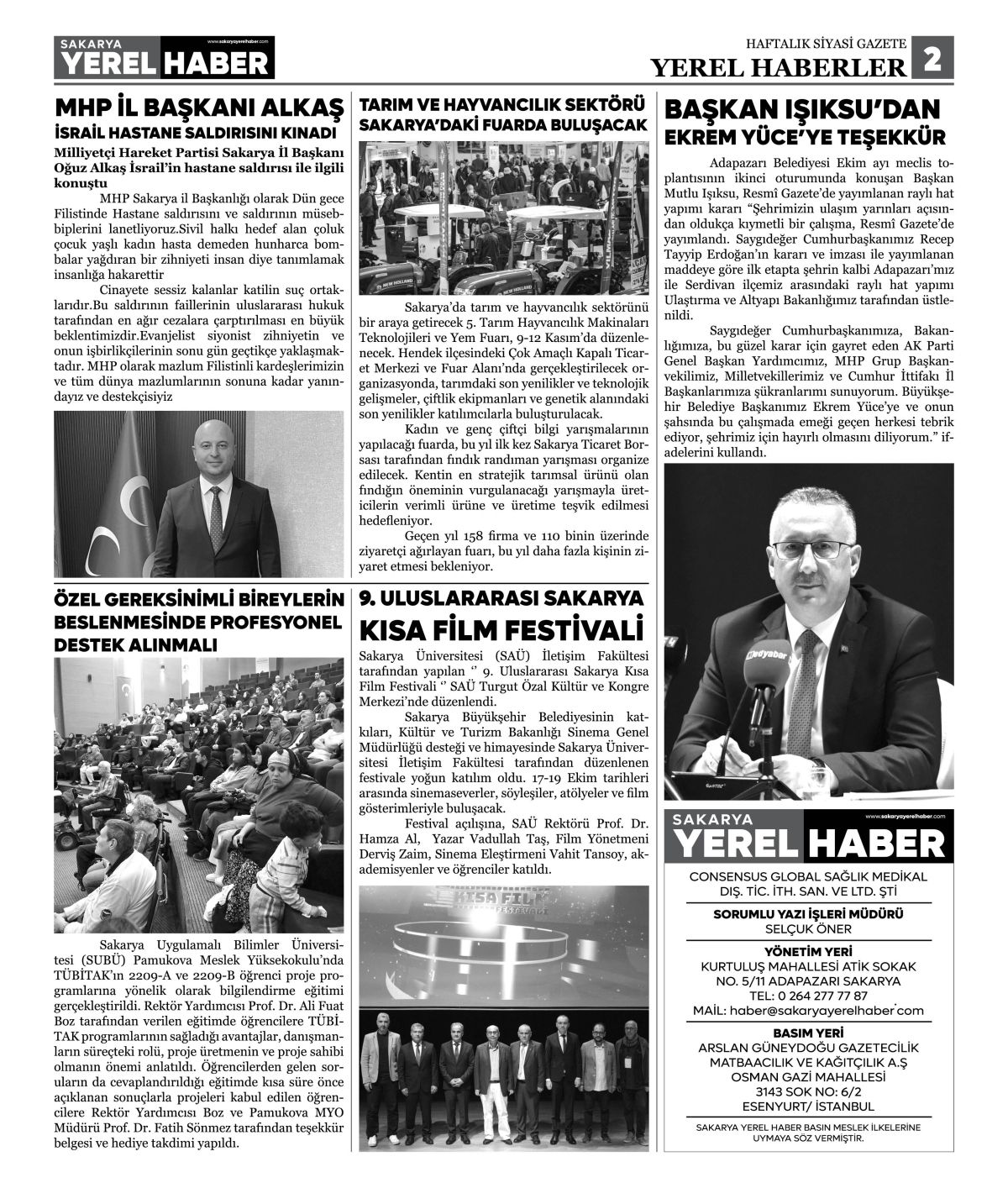 Sakarya Yerel Haber Gazetesi 25.Sayısı Çıktı
