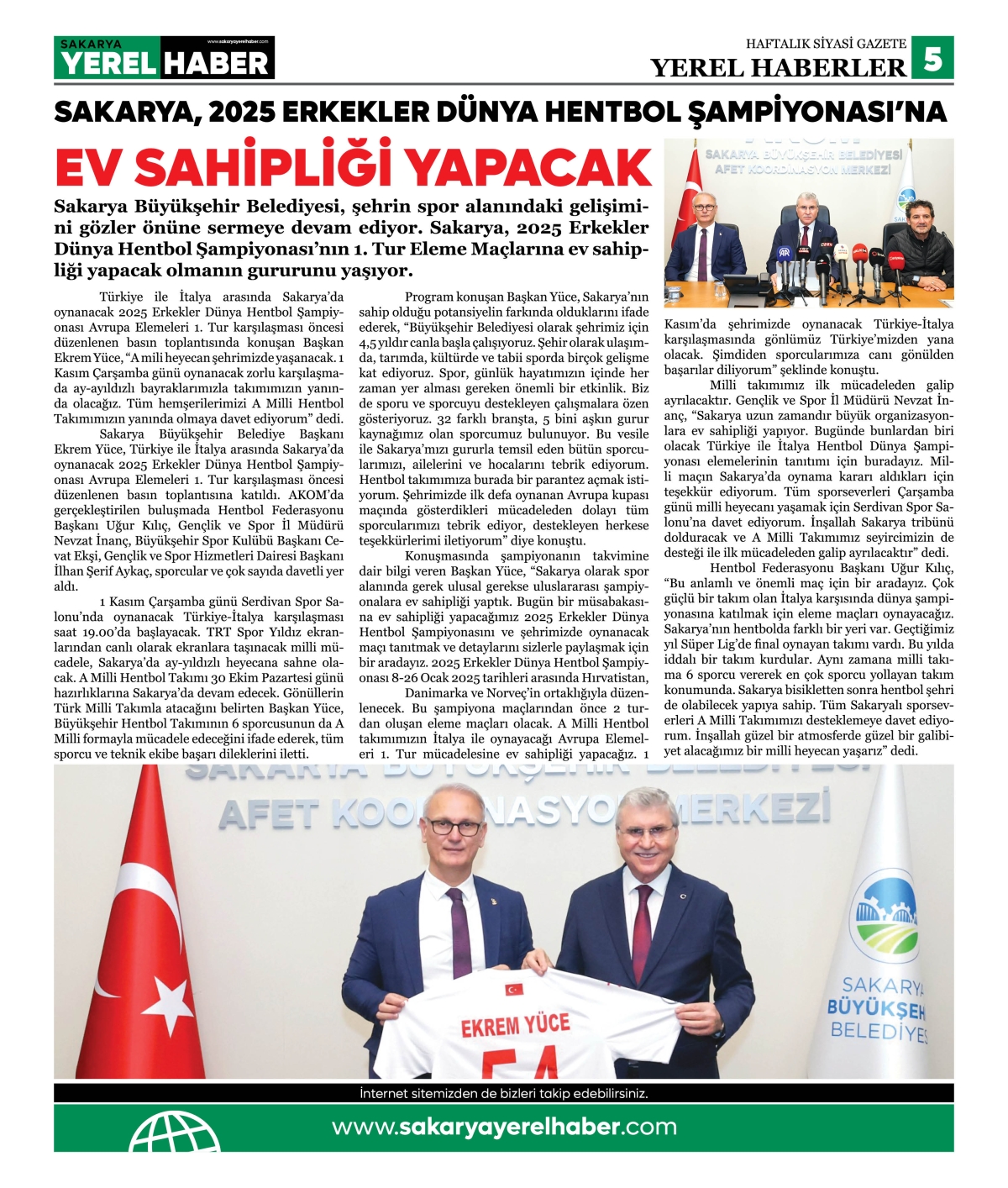 Sakarya Yerel Haber Gazetesi 26.Sayısı Çıktı