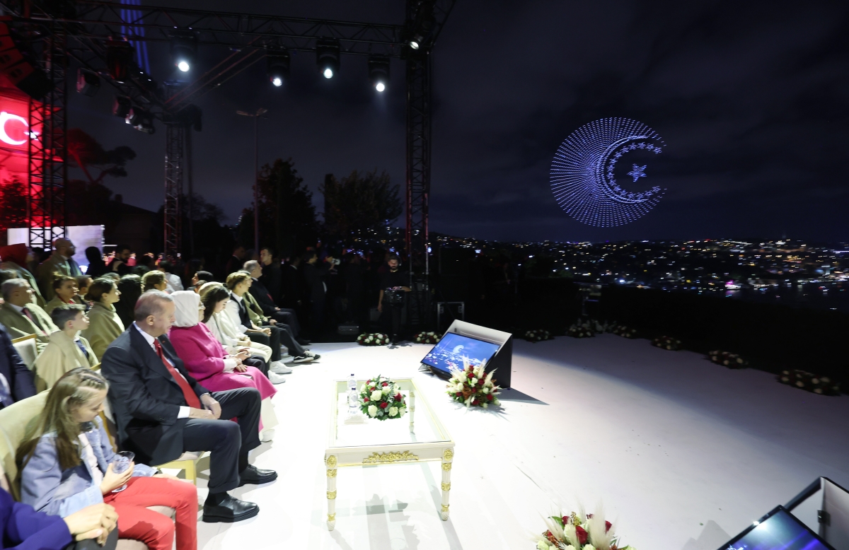 2023 dronla 100. yıl gösterisi