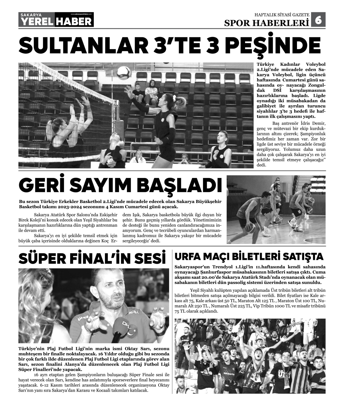 Sakarya Yerel Haber Gazetesi 27.Sayısı Çıktı