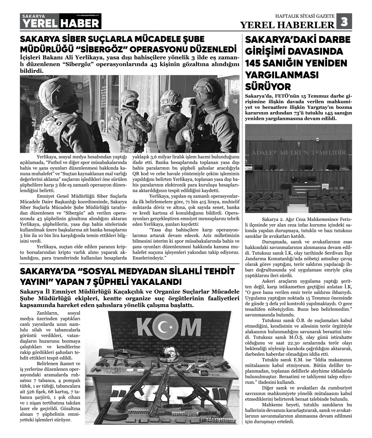 Sakarya Yerel Haber Gazetesi 28.Sayısı Çıktı