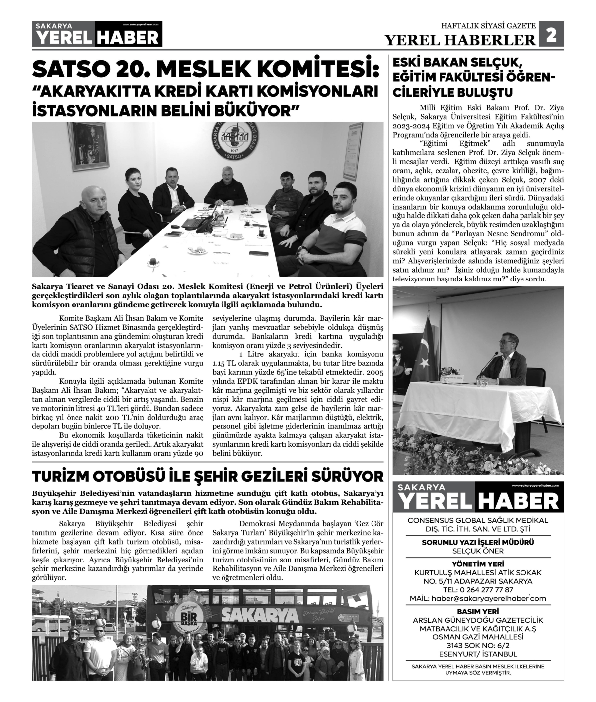 Sakarya Yerel Haber Gazetesi 29.Sayısı Çıktı