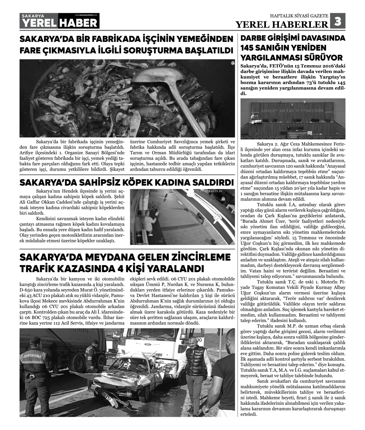 Sakarya Yerel Haber Gazetesi 29.Sayısı Çıktı