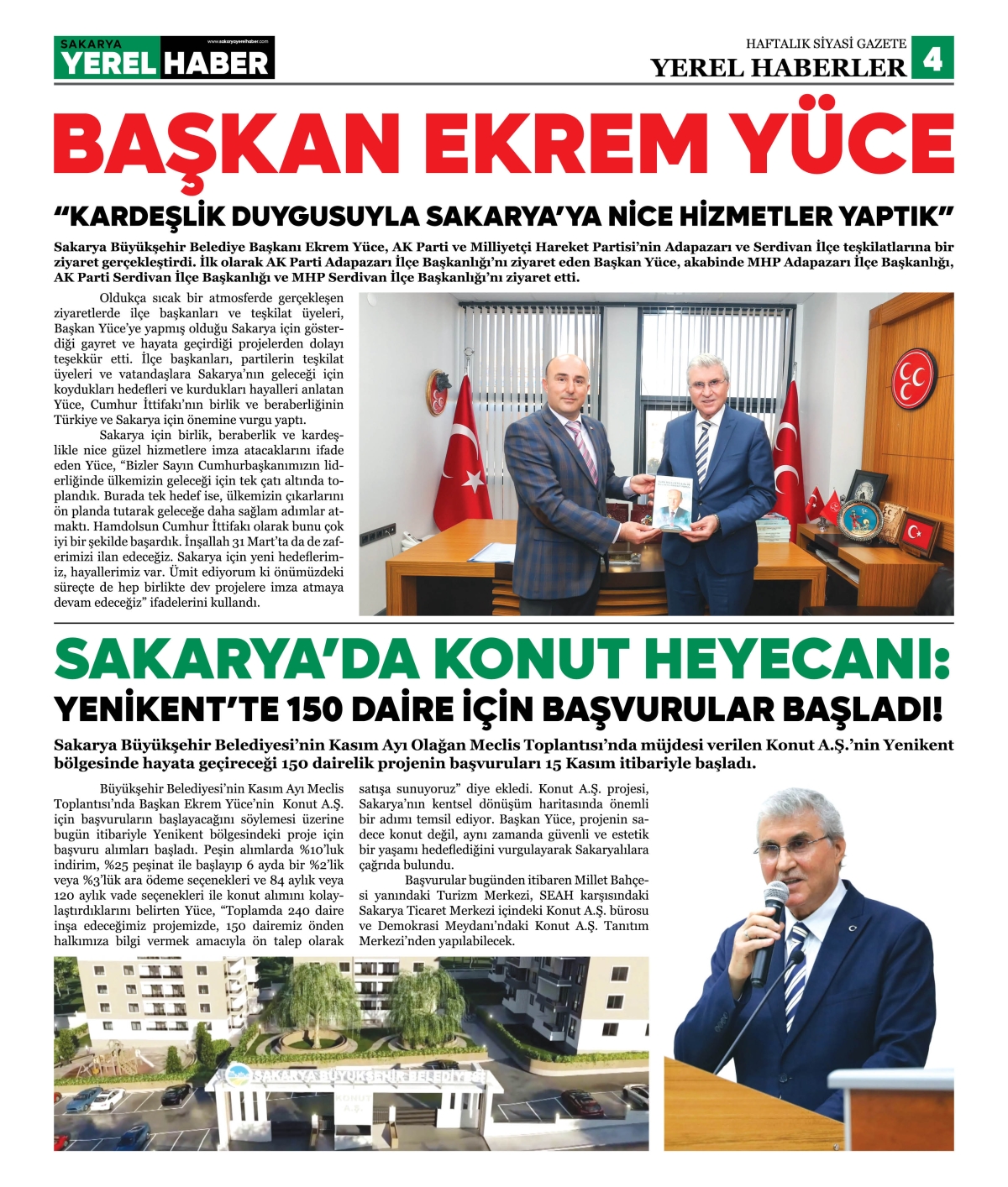 Sakarya Yerel Haber Gazetesi 29.Sayısı Çıktı