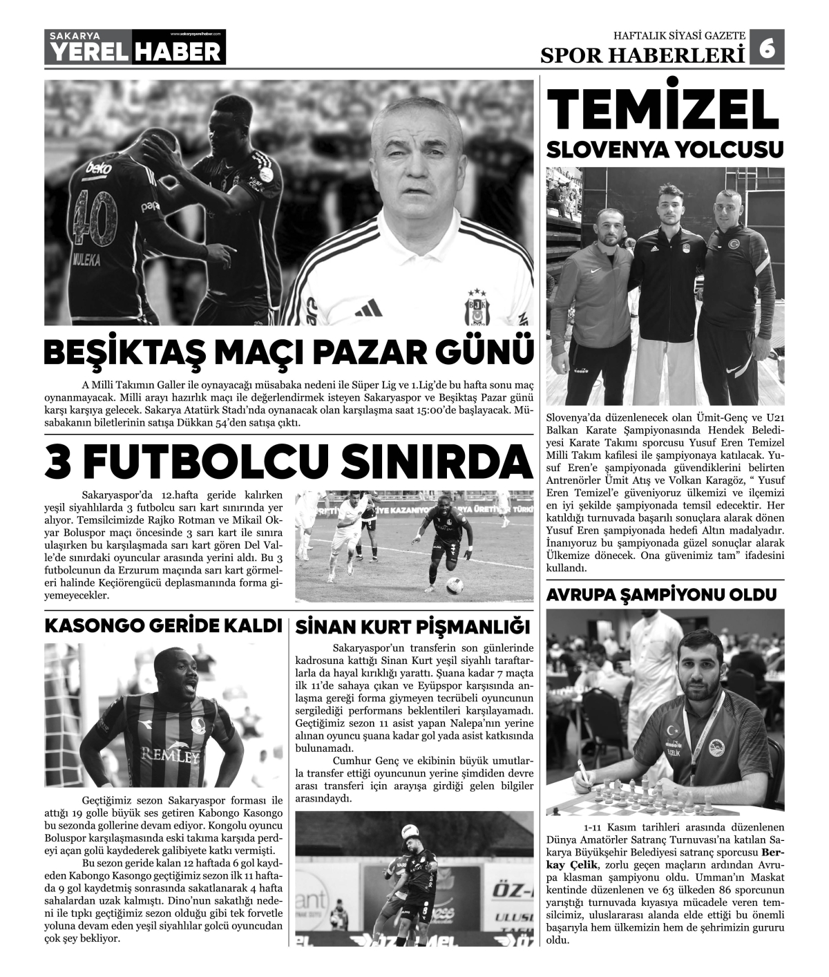 Sakarya Yerel Haber Gazetesi 29.Sayısı Çıktı