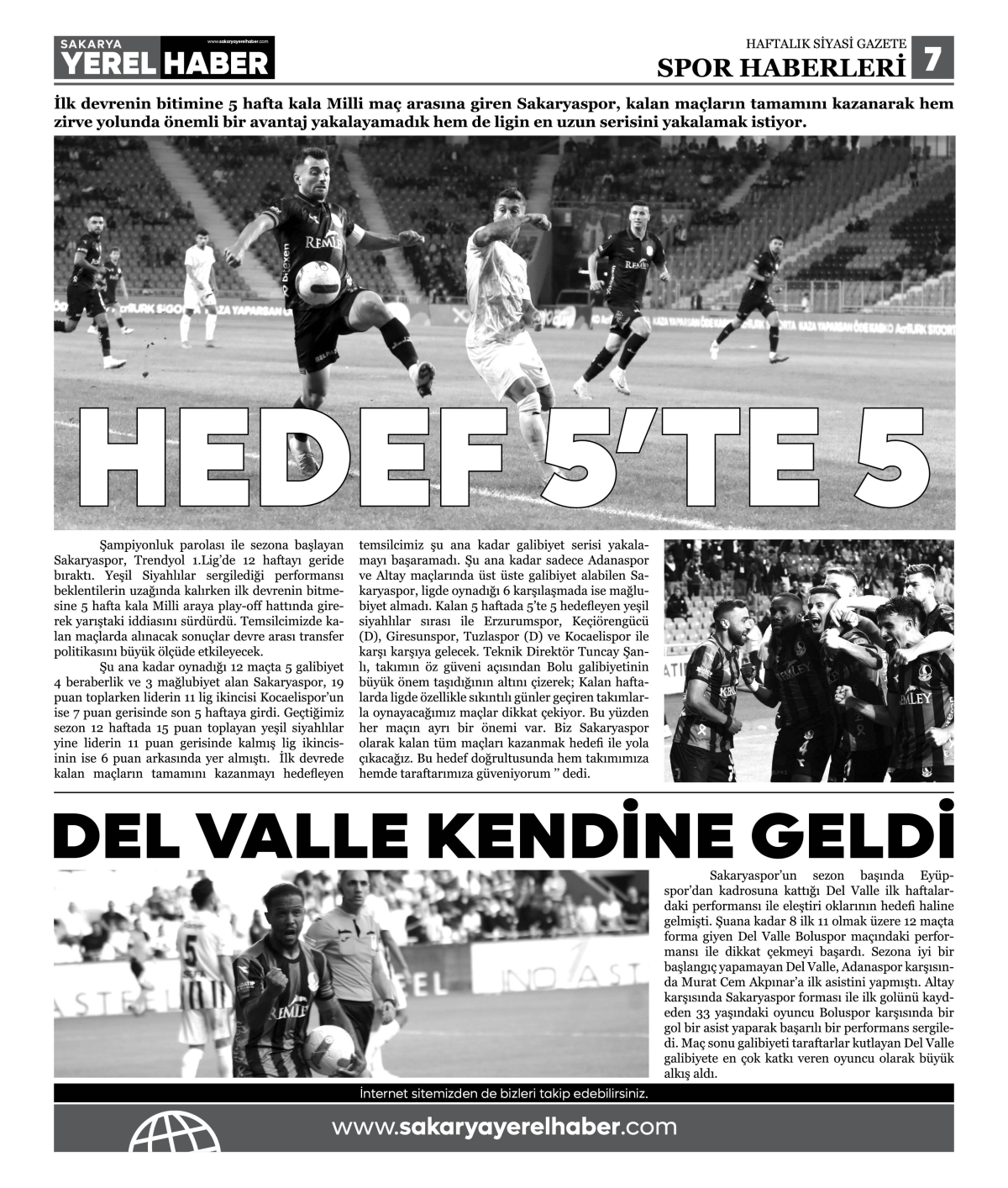 Sakarya Yerel Haber Gazetesi 29.Sayısı Çıktı