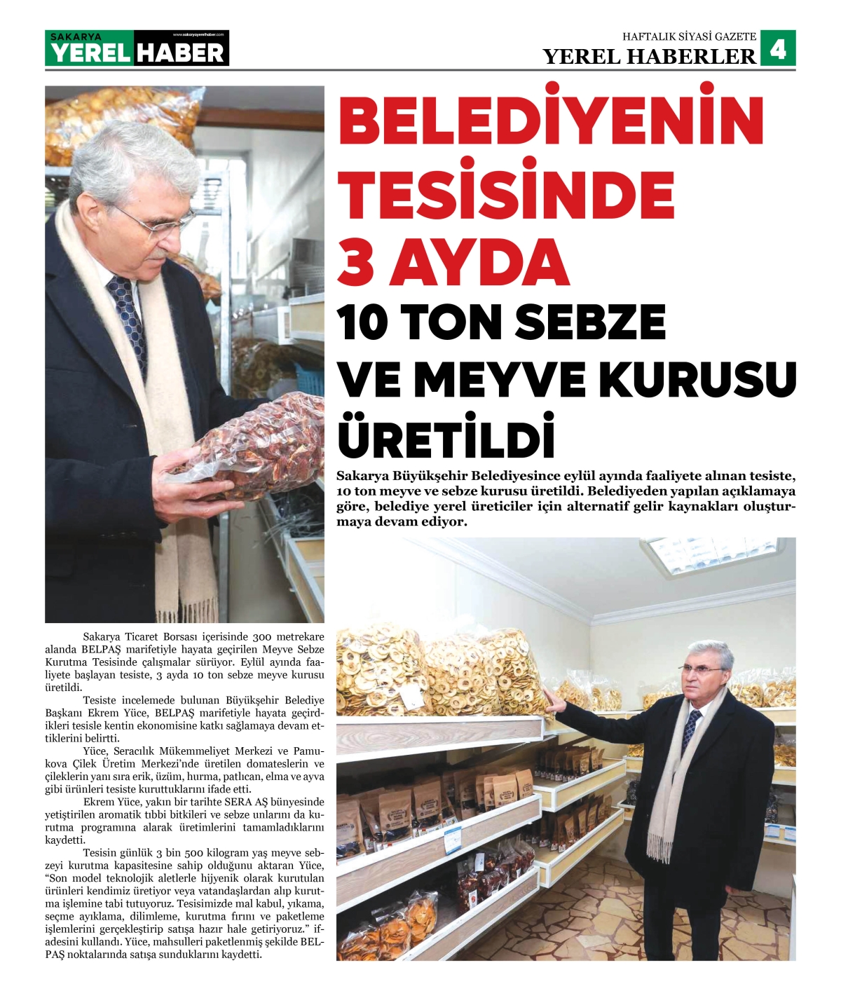 Sakarya Yerel Haber Gazetesi 31.Sayısı Çıktı