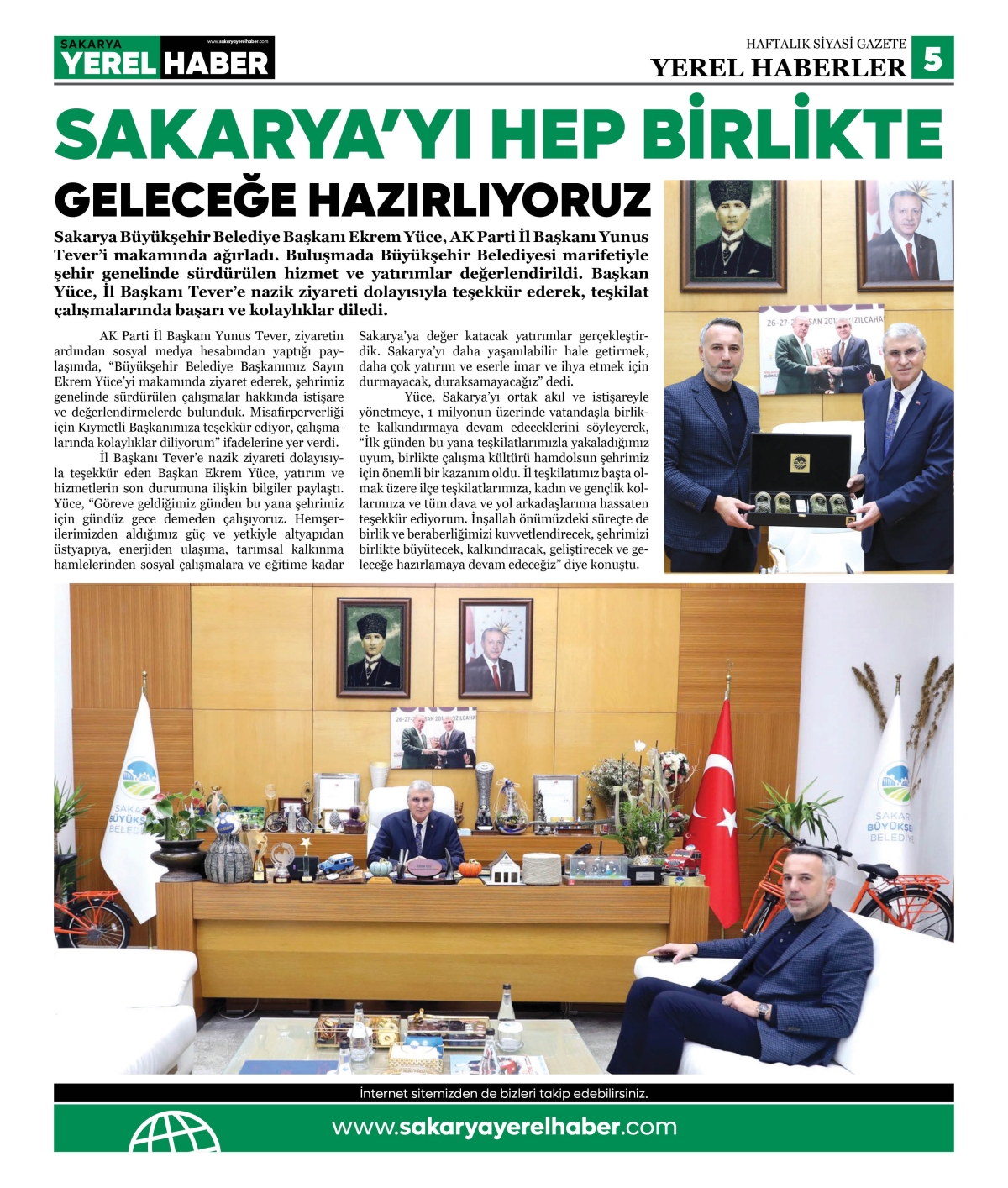 Sakarya Yerel Haber Gazetesi 31.Sayısı Çıktı