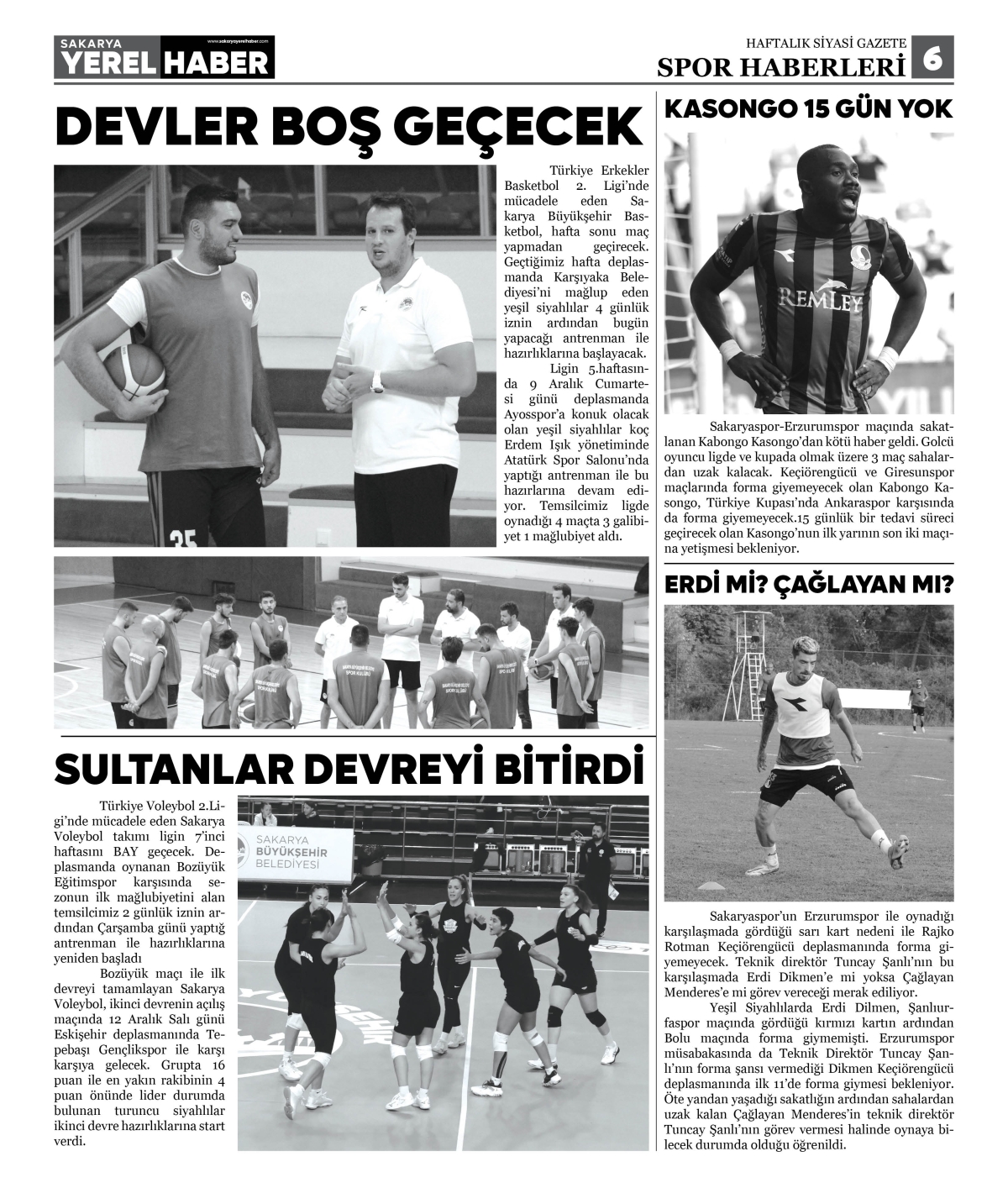 Sakarya Yerel Haber Gazetesi 31.Sayısı Çıktı
