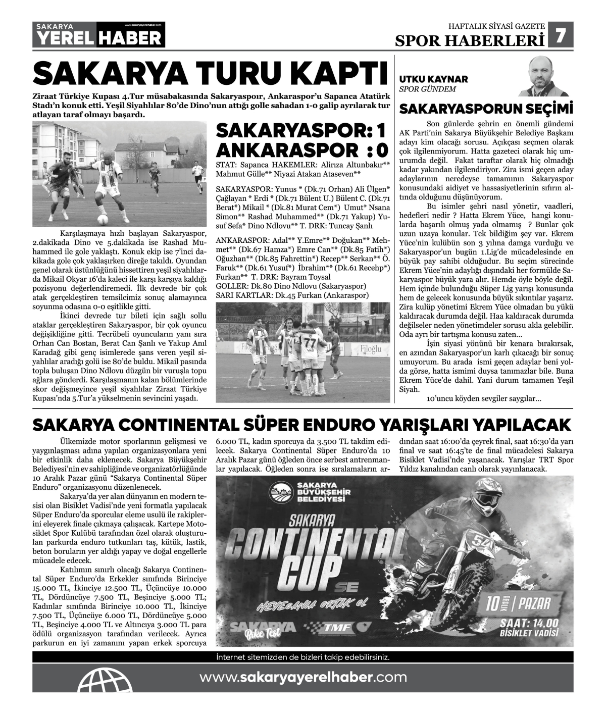 Sakarya Yerel Haber Gazetesi 32.Sayısı Çıktı