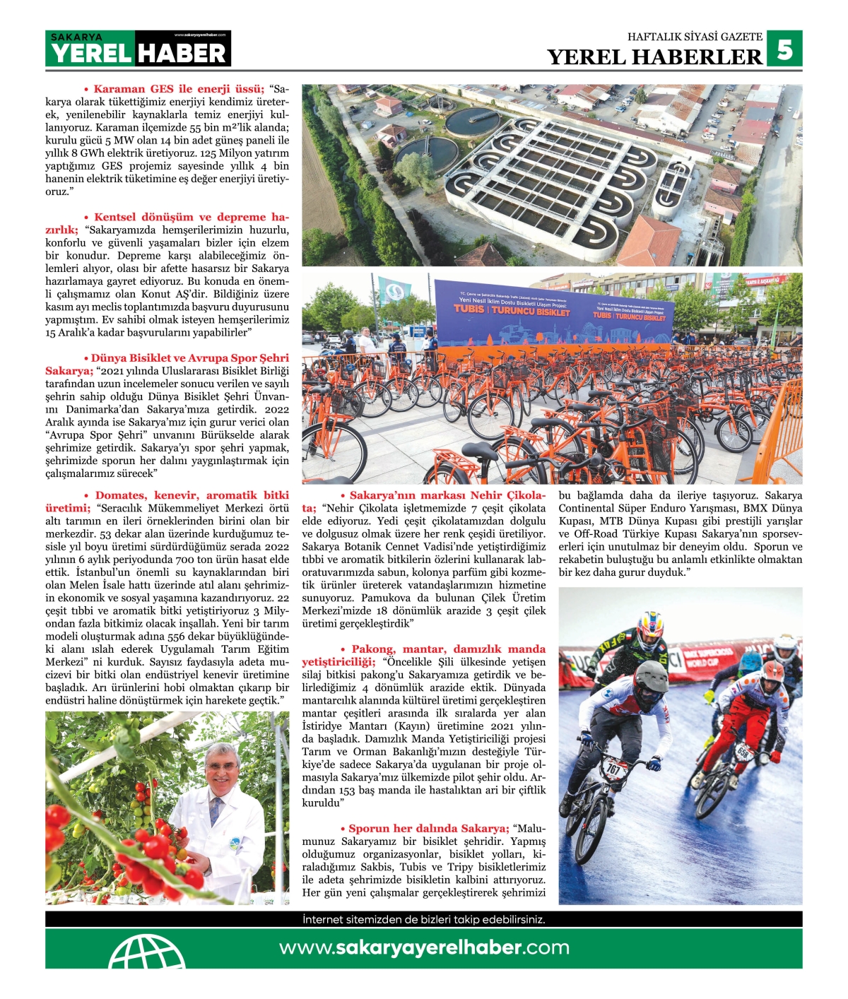 Sakarya Yerel Haber Gazetesi 33.Sayısı Çıktı