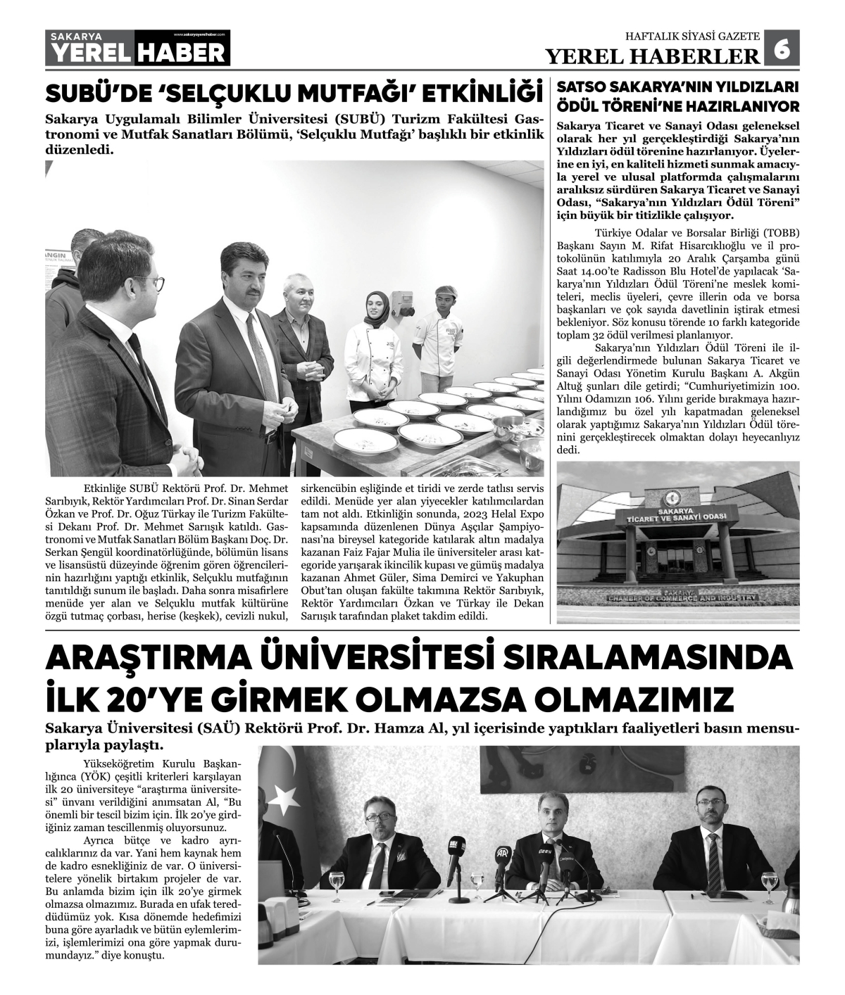 Sakarya Yerel Haber Gazetesi 33.Sayısı Çıktı