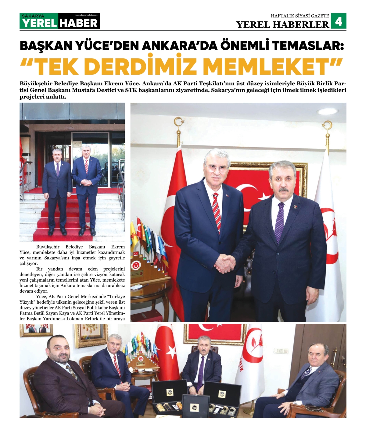 Sakarya Yerel Haber Gazetesi 34.Sayısı Çıktı