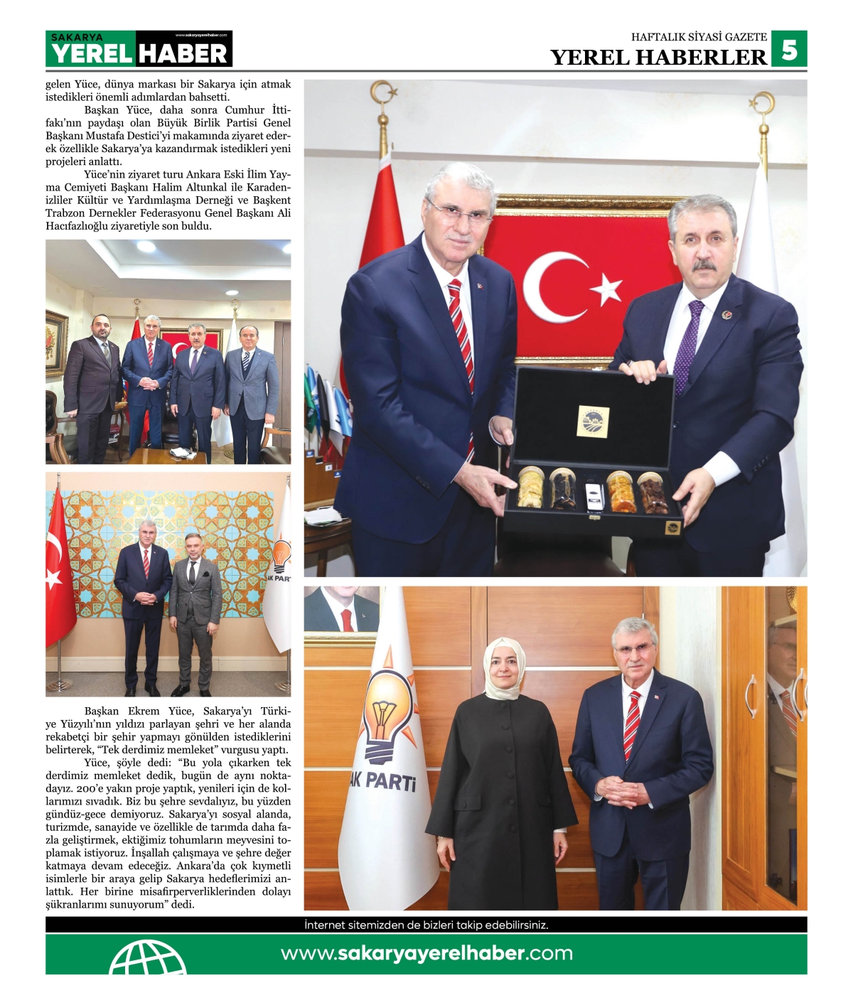 Sakarya Yerel Haber Gazetesi 34.Sayısı Çıktı