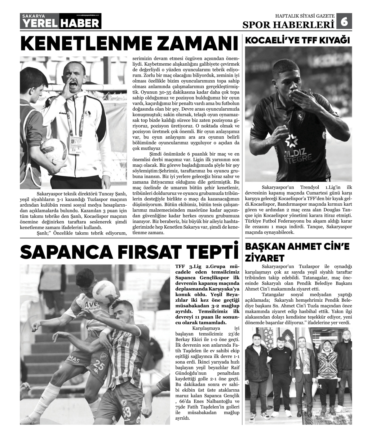 Sakarya Yerel Haber Gazetesi 34.Sayısı Çıktı