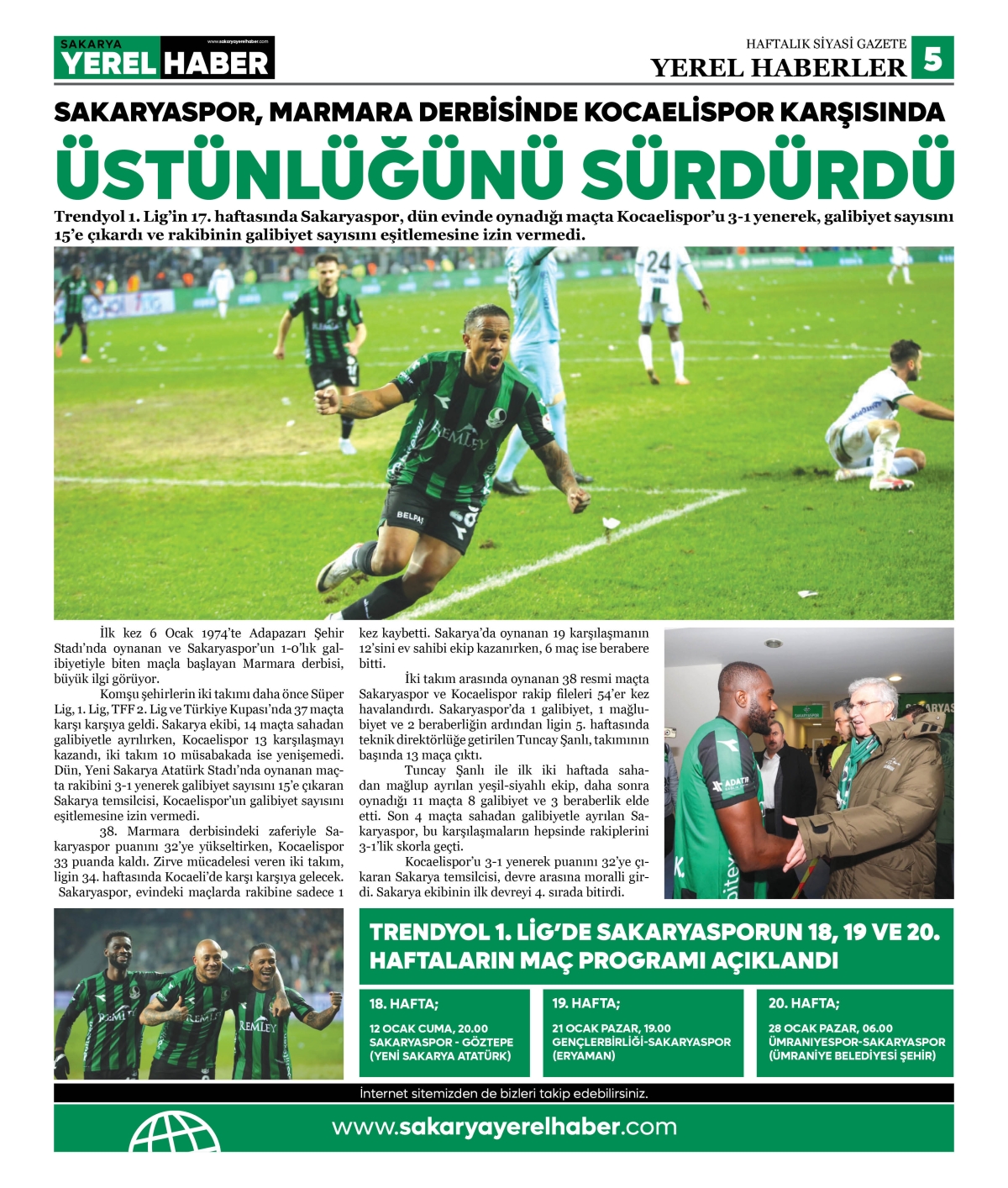 Sakarya Yerel Haber Gazetesi 35.Sayısı Çıktı 