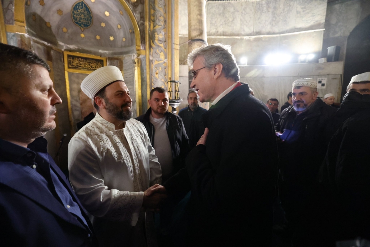 Başkan Yüce tarihi yürüyüşe katıldı