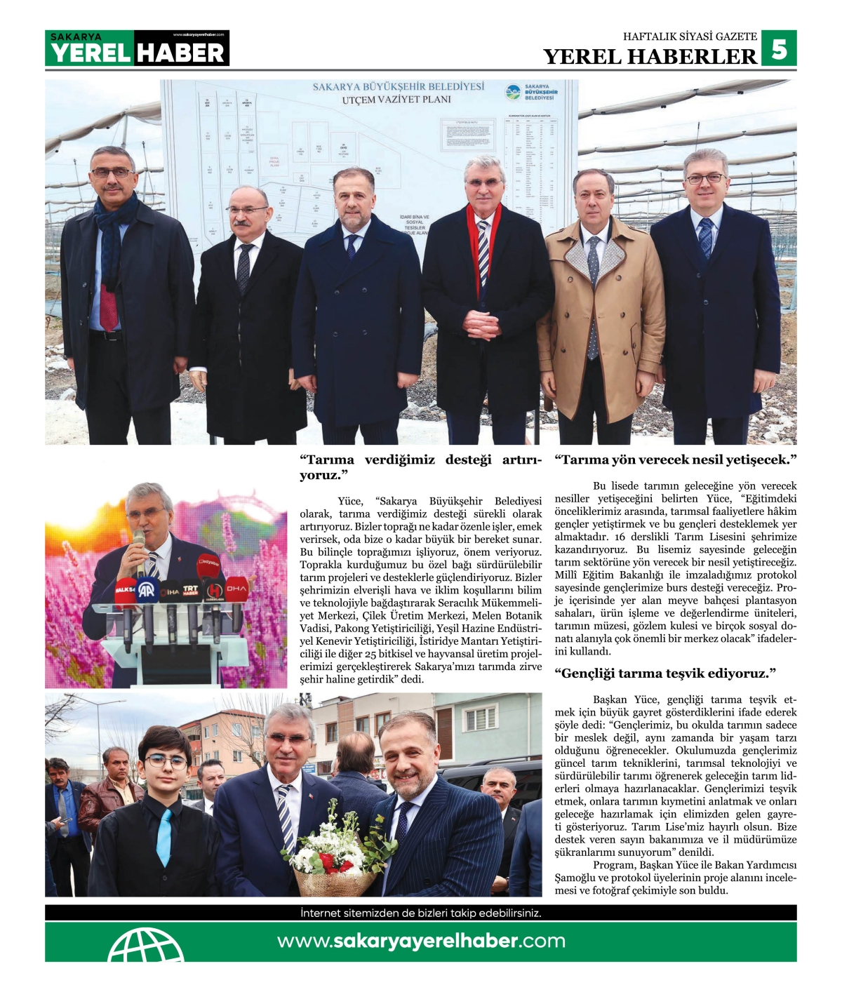 Sakarya Yerel Haber Gazetesi 36. Sayısı Çıktı