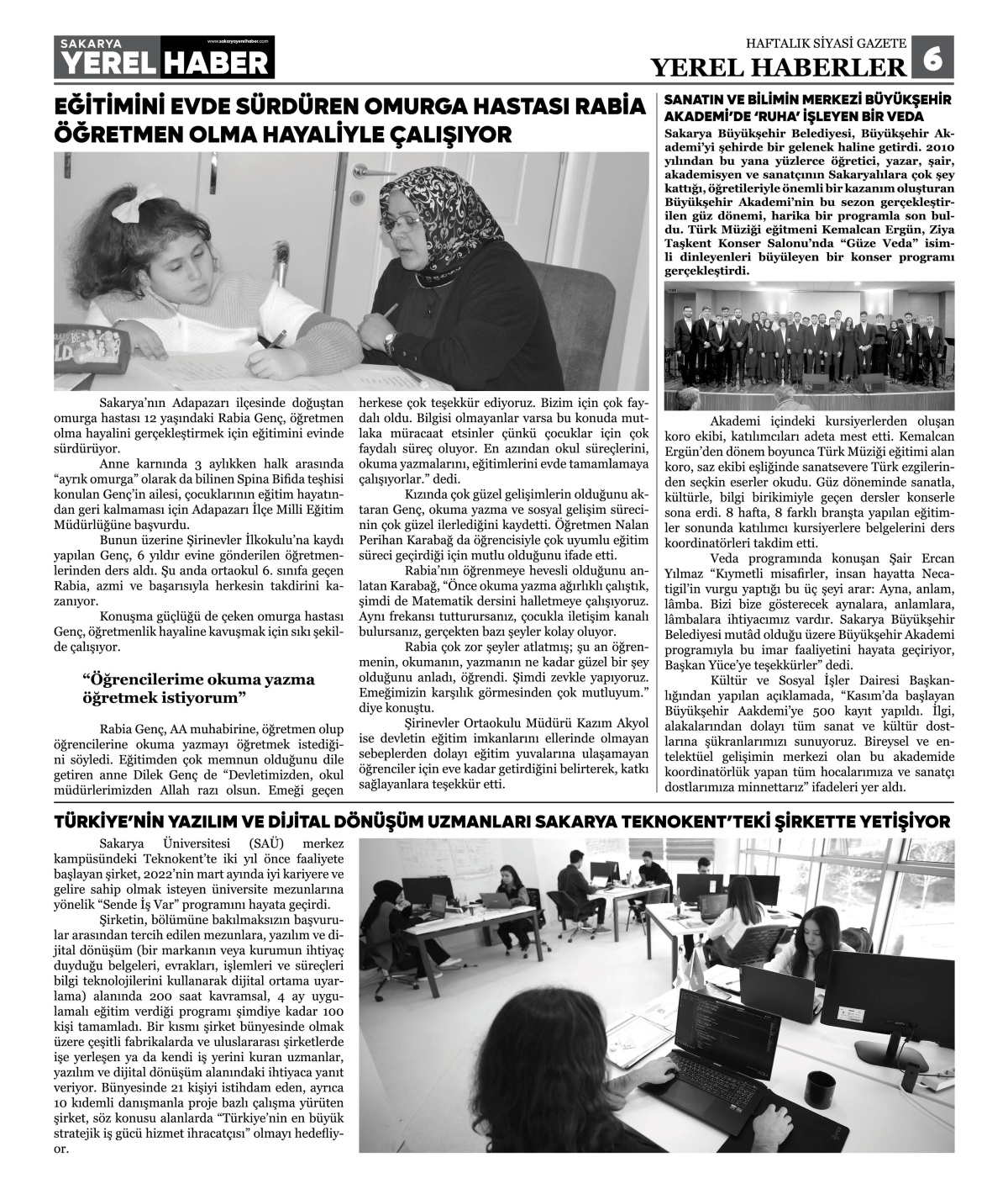 Sakarya Yerel Haber Gazetesi 37. Sayısı Çıktı